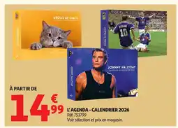 Auchan L'agenda-calendrier 2026 offre