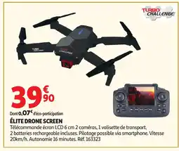 Auchan TURBO CHALLENGE Élite drone screen offre