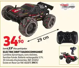 Auchan TURBO CHALLENGE Electric drift radiocommandé offre