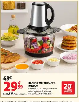 Auchan Hachoir multi usages dm1000 offre
