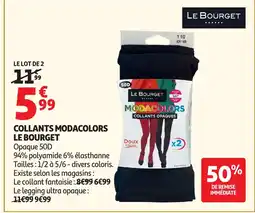 Auchan LE BOURGET Collants modacolors offre