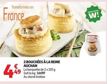 Auchan 2 bouchées à la reine offre