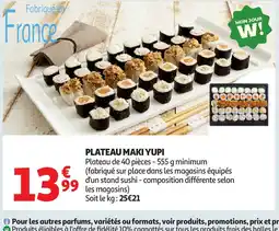 Auchan Plateau maki yupi offre