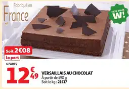Auchan Versaillais au chocolat offre