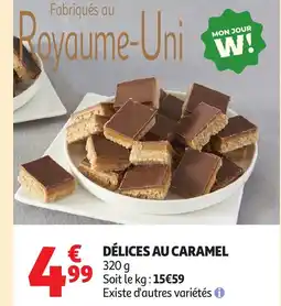 Auchan Délices au caramel offre
