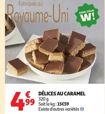 Auchan Délices au caramel offre