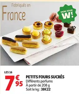 Auchan Petits fours sucrés offre