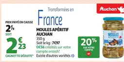 Auchan AUCHAN Moules apéritif offre