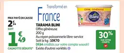 Auchan BLINI Tarama offre