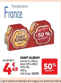 Auchan SAINT ALBRAY offre