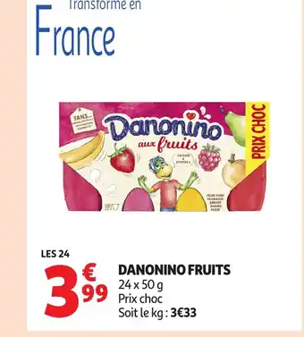 Auchan DANONINO Fruits offre