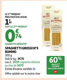 Auchan RUMMO Spaghetti grossins offre