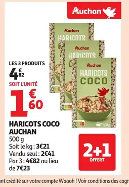 Auchan AUCHAN Haricots coco offre