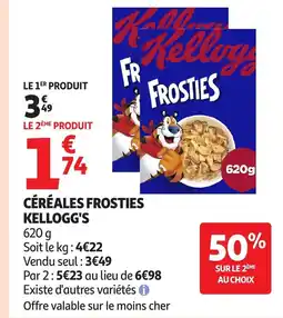 Auchan KELLOGG'S Céréales frosties offre