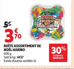 Auchan HARIBO Boîte assortiment de noël offre