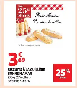 Auchan BONNE MAMAN Biscuits à la cuillère offre