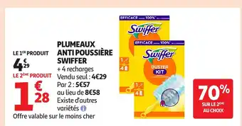Auchan SWIFFER Plumeaux anti poussière offre