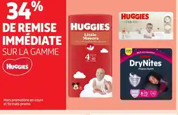 Auchan HUGGIES Sur la gamme offre