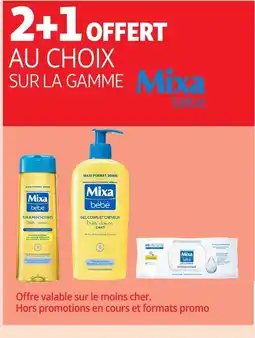Auchan MIXA BEBE Sur la gamme offre