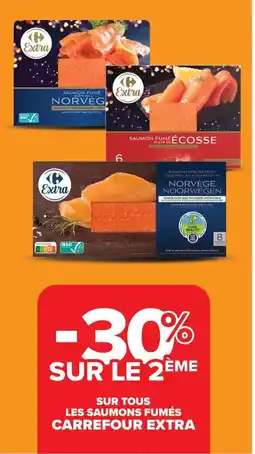 Carrefour Sur tous les saumons fumés carrefour extra offre