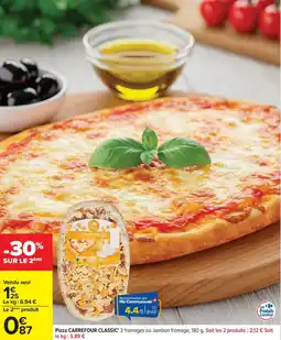 Carrefour Pizza carrefour classic offre