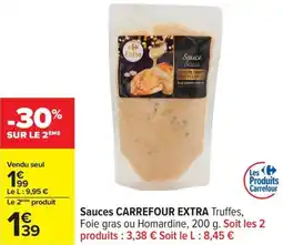 Carrefour Sauces carrefour extra offre