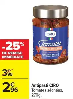 Carrefour Antipasti ciro offre