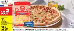 Carrefour Emmental râpé carrefour classic offre