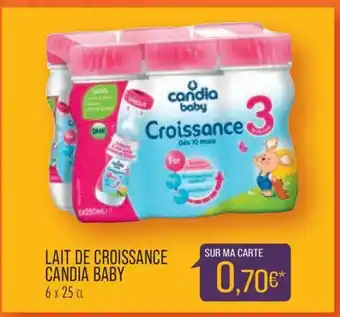 Match Lait de Croissance Candia Baby offre