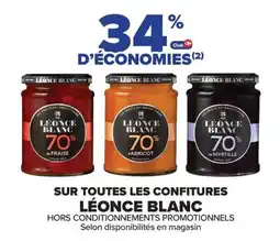 Carrefour SUR TOUTES LES CONFITURES LÉONCE BLANC offre