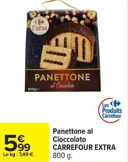 Carrefour Panettone al cioccolato carrefour extra offre