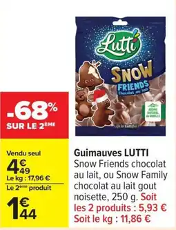 Carrefour Guimauves lutti offre