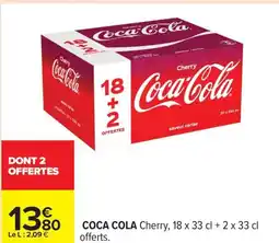 Carrefour Coca cola cherry offre