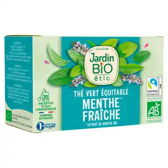 Carrefour Jardin bio thé vert offre
