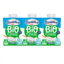 Carrefour Bridélice crème fluide bio offre