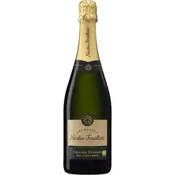 Carrefour Nicolas feuillatte grande réserve bio champagne extra brut offre