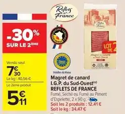 Carrefour Drive Reflets de france - magret de canard i.g.p. du sud-ouest offre