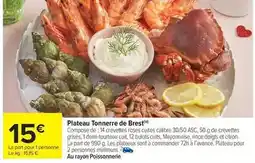 Carrefour Drive Plateau tonnnerre de brest offre