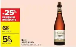 Carrefour Drive St feuillien - bière offre