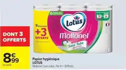Carrefour Drive Lotus - papier hygiénique offre