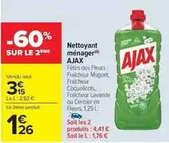 Carrefour Drive Ajax - nettoyant ménager offre