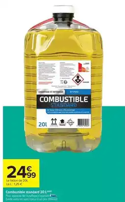Carrefour Drive Tous - combustible standard 20 l offre