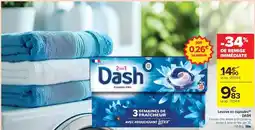 Carrefour Drive Dash - lessive en croquettes offre