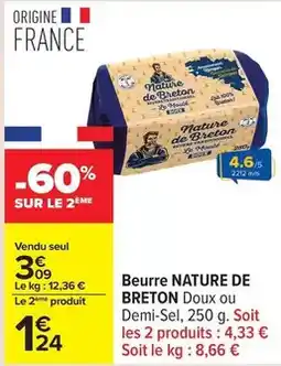 Carrefour Dove - beurre offre