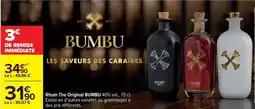 Carrefour Bumbu - rhum the original bunny offre