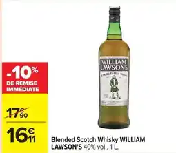 Carrefour William lawson's - blended scotch whisky william offre