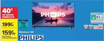 Carrefour Philips - téléviseur led téléviseur led 4k offre