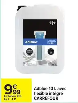Carrefour Carrefour - adblue 10 l avec flexible intégré offre