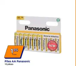 Action PANASONIC Piles AA offre