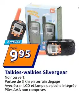 Action Talkies-walkies Silvergear offre